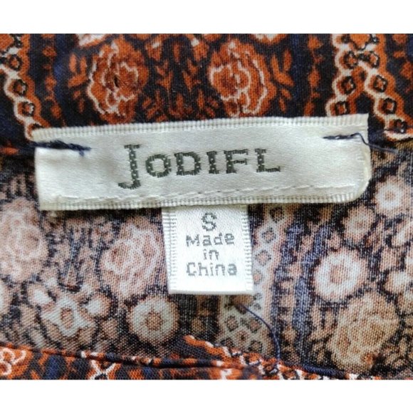 Jodifl Blouse Small Long Sleeve High Low Hem - Picture 8 of 10